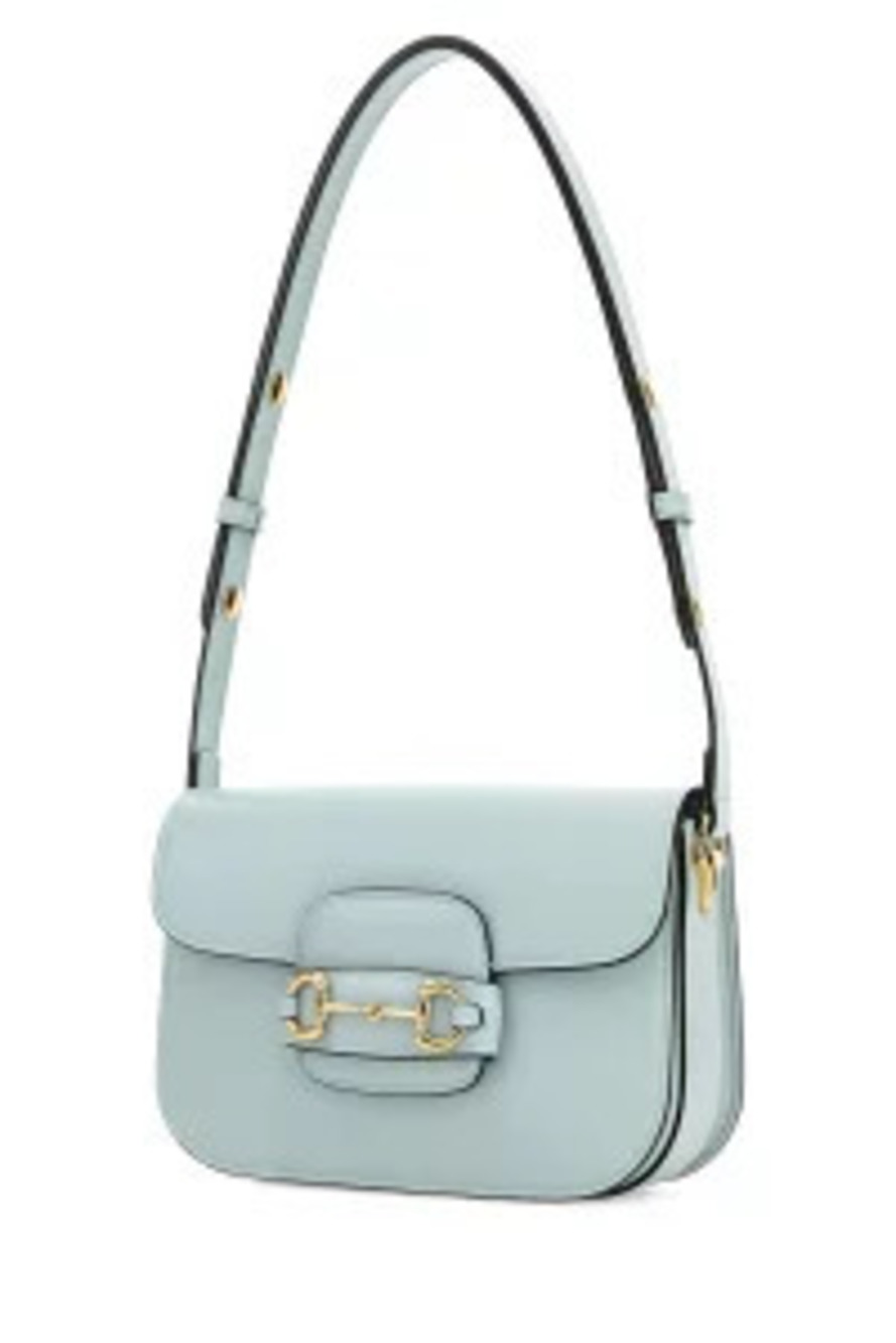 Gucci Bag Shoulder Horsebit Pouch Handbag Black